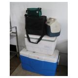 5 Coolers, Coleman, Igloo, Softside GMC