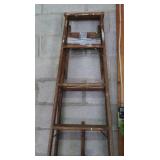 8 Ft. Wooden Ladder - 3 Step Wooden Ladder