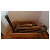 Hand Tool Lot - Hammers-Metal Saw-Hand Sledge