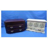 Vintage Tabletop Wooden Jewelry Boxes