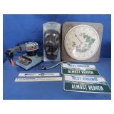 Garden Thermometer-Knee Pads, WV Vanity Plates &