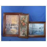3 Wood Framed Prints