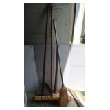 Vintage Hay Fork - Pick, Push Broom, Broom