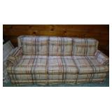 Vintage Cloth Upholstered Couch 77x36cx30,very