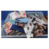 Vintage Necktie Lot, Hankies, Pocket Squares,
