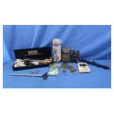 Rifle Scope, Gun Cleaning Kit, Binoculars & More