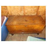 Wooden Chest 33x14x18" Good Cond