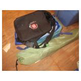 Camp Chair, Laundry Hamper(foldup), Suitcase &