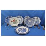 Spode (England) Blue Room Collection Plates