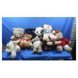 Mixed Lot Vintage to Modern Teddy Bears Plush