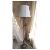Vintage Metal Floor Lamp 60"