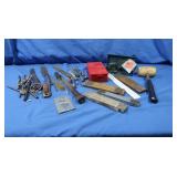 Misc Tools-Drill bits, Knives, Tape measure, and