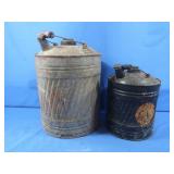 Vintage Metal Gas Can 16"H