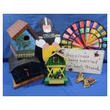 Birdhouses, Yard Spinner, Wooden Dï¿½cor and more