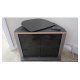 Small Corner TV Cabinet/Stand w/Storage 25x18x18