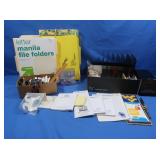 Misc Office - Letter Sorter, Rolodex, Tablets and