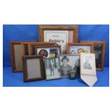 Wooden Picture Frames, various sizes, 2 Metal