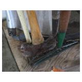 Shovel, Rakes, Double Head Axe & More