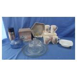Glass & Ceramic Candy Dish, Plates, Mugs & More