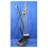 Metal Gold Tone Fire Place Set