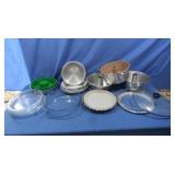 Metal, Aluminum and Glass Pie Pans & More