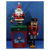 Wooden Nutcracker(Volkman Mathes& Santa Nutcracker