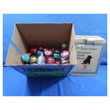 Christmas Bulbs, including some shiney Bright