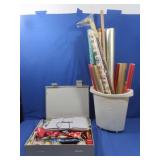 Metal Duck Head Wooden Cane, Wrapping paper &