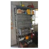 Metal Shelving 69.5x36x12"D, Motor Oil, Caution