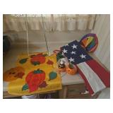 Fall Dï¿½cor(pumpkins, wind sock & More), American