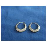 14K Hoop Earrings 1.5 Gr