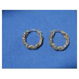 10K Hoop Earrings 3.8 Gr