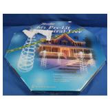 6 Ft. Pre Lit Spiral Tree