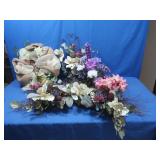 Burlap & Gauze Wreath, Rustic Fall Arrangement &