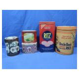 Vintage Tins-Ritz Crackers, Uncle Ben