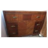 Vintage Wooden Dresser w/3 Drawers 41x19x34"H