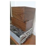 Vintage HiFi Stereo Console System Cabinet, turns