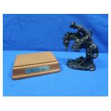 "Rattlesnake" by Fredric Remington Statue w/Base