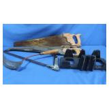 Vintage Hand Saws, Miter Saw, Hack Saw, Small
