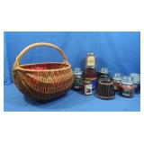 Candle Basket-Yankee,Home Interiors
