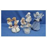 1956 National Pottery Co Figurines,Angel Figures