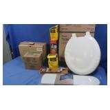 Electric Scale, Fan Blades(NIP), Toilet Seat(NIB)