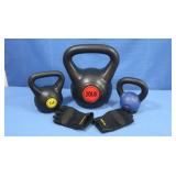 Kettlebells (20 lb & 2-4KG) & Exercise Gloves