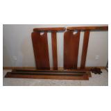 Single Wood Bed Frame  42Wx38"H
