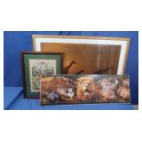 Framed Artwork, Francis Lanting 38x26 & More