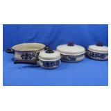 5 Pc. Pfaltzgraff Pot Set