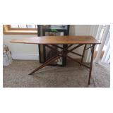 Vintage Wooden Ironing Board 55x32x14"