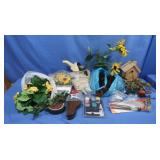 Craft Lot-CoatingMachine,Silk Sunflowers,PineCones