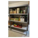 Heavy Metal Shelving Unit w/Composite Shelves-No