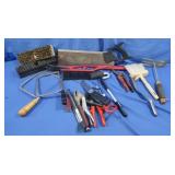 Tool Lot-Saws, Brushes, Locking Pliers